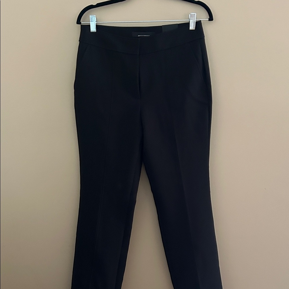 NWT WHBM Jolie Straight High Rise Women's Black Dress Pants Size 6